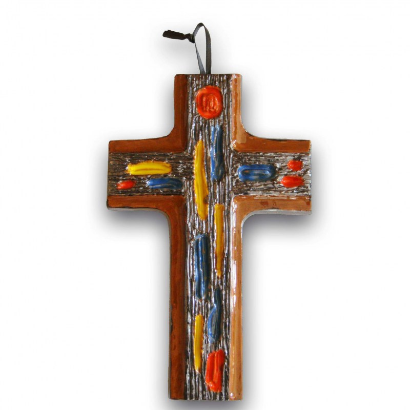 Crocifissi: R03275 - Croce gemmata